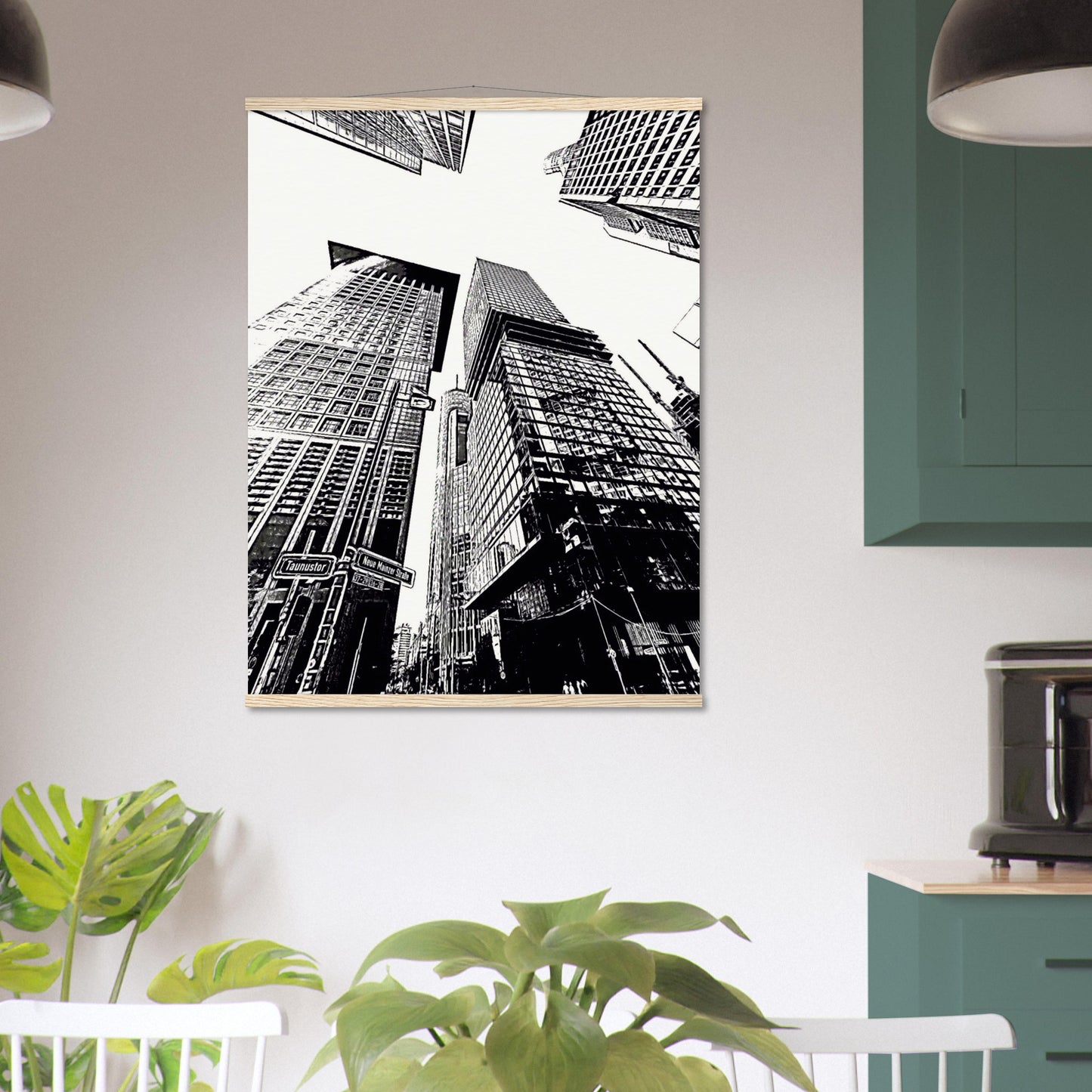 Taunustor FFM city - Museum-Quality Matte Paper Poster with Hanger