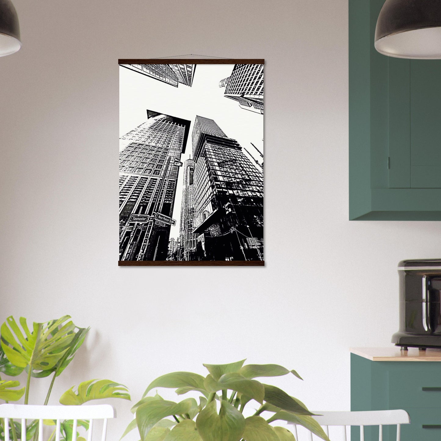 Taunustor FFM city - Museum-Quality Matte Paper Poster with Hanger