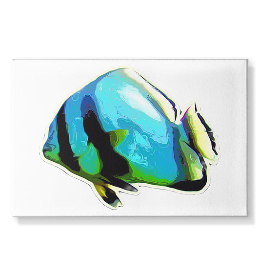 Blue batfish - Leinwand 60x40cm