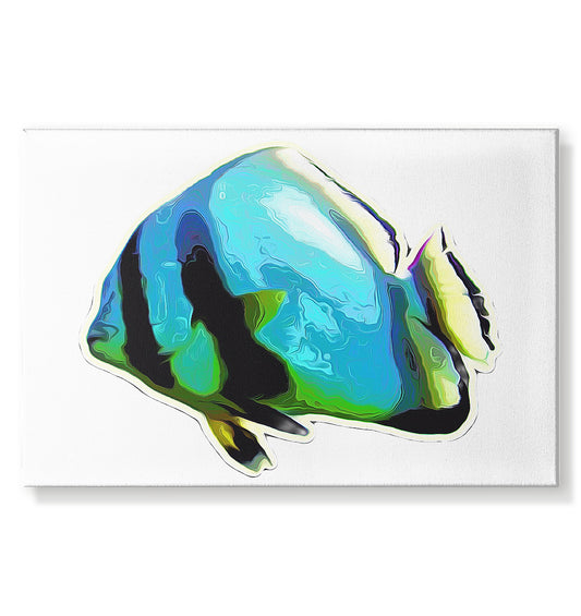 Blue batfish - Leinwand 75x50cm