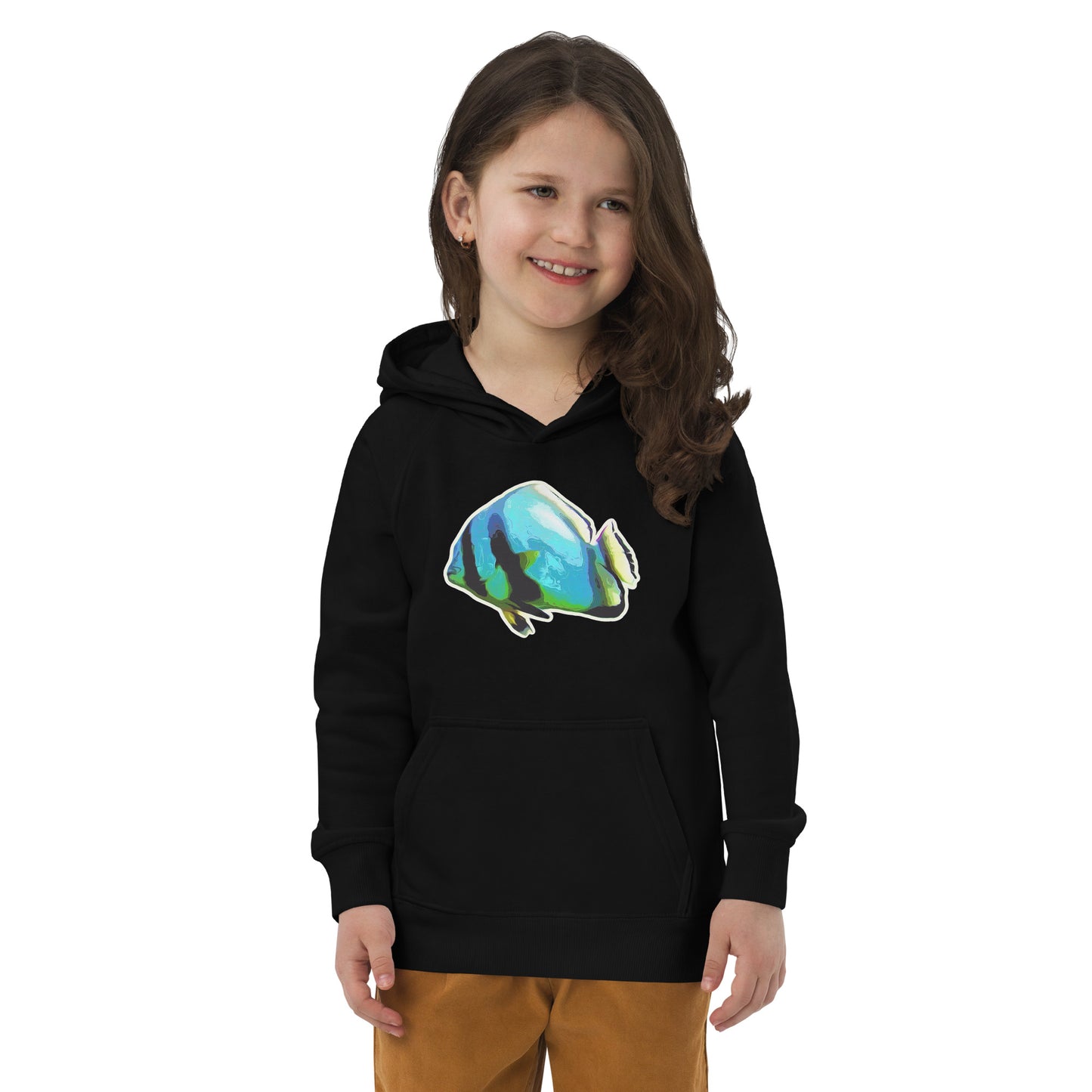 Bio Hoodie (Kids) - Blue batfish