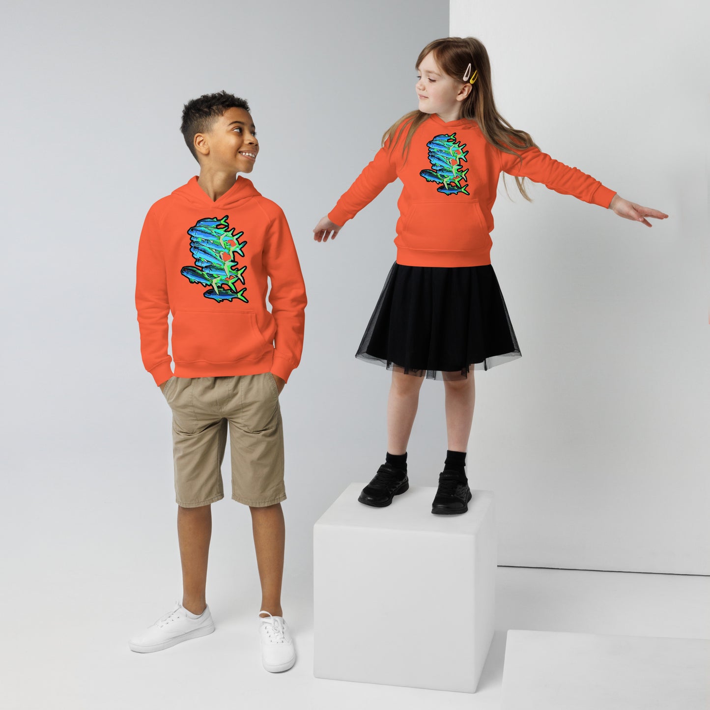 Bio Hoodie (Kids) - Blue shoal