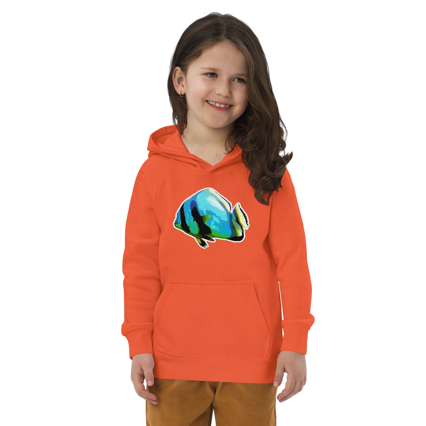 Bio Hoodie (Kids) - Blue batfish