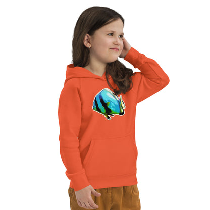 Bio Hoodie (Kids) - Blue batfish