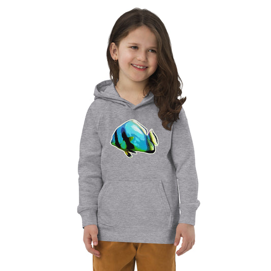 Bio Hoodie (Kids) - Blue batfish