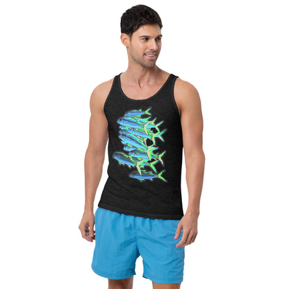 Tri-Blend Tank-Top - Blue shoal