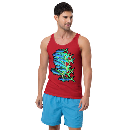 Tri-Blend Tank-Top - Blue shoal