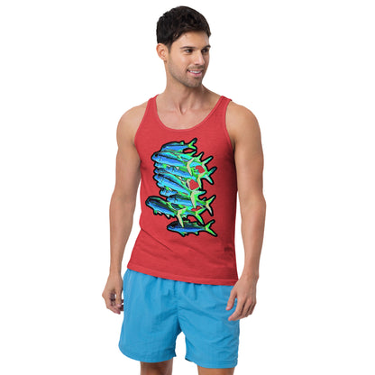 Tri-Blend Tank-Top - Blue shoal