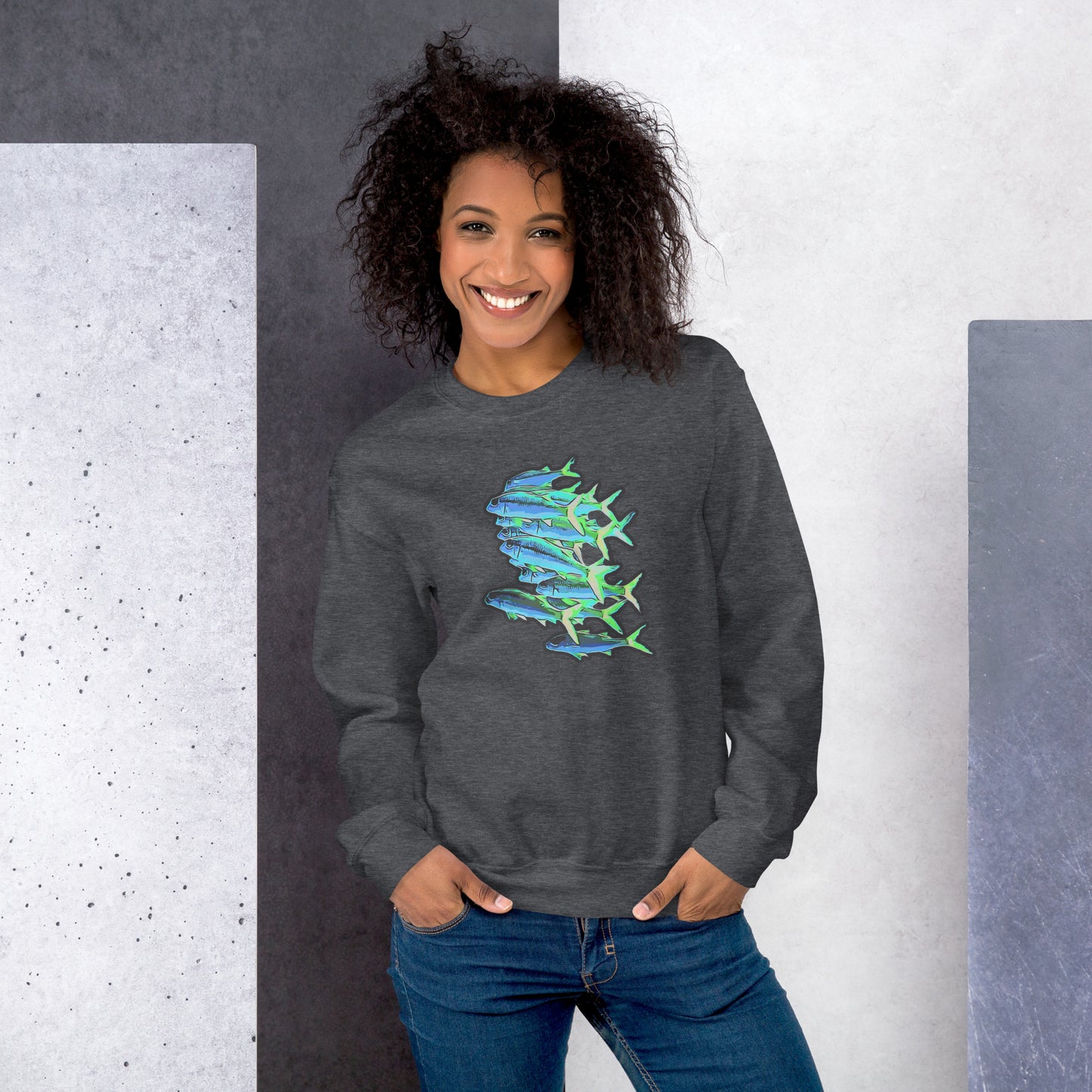 Basic Sweatshirt - Blue shoal