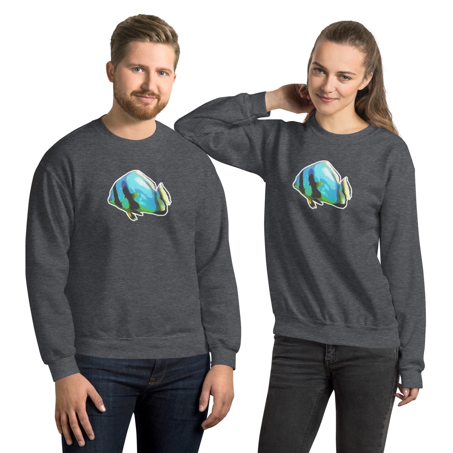 Basic Sweatshirt - Blue batfish