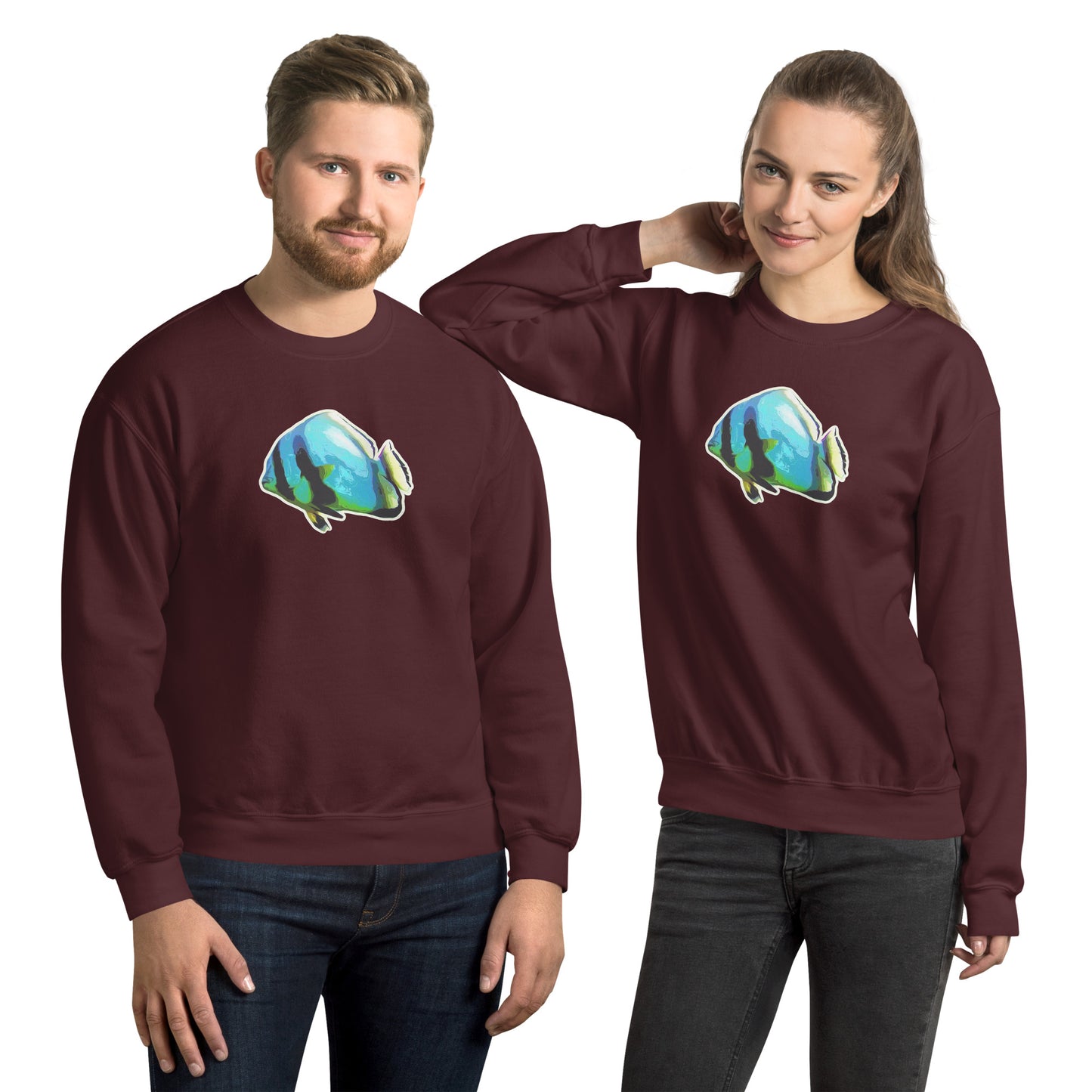 Basic Sweatshirt - Blue batfish