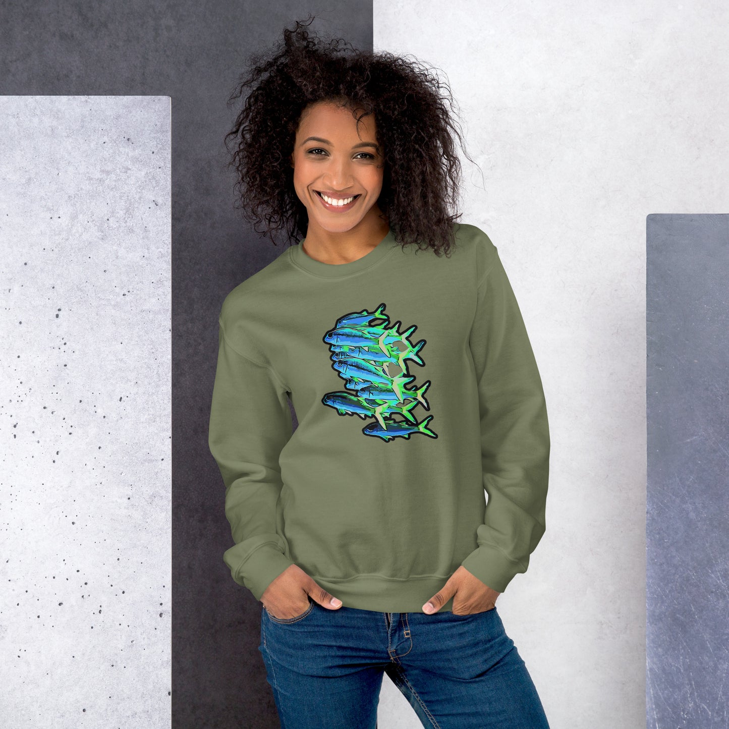 Basic Sweatshirt - Blue shoal