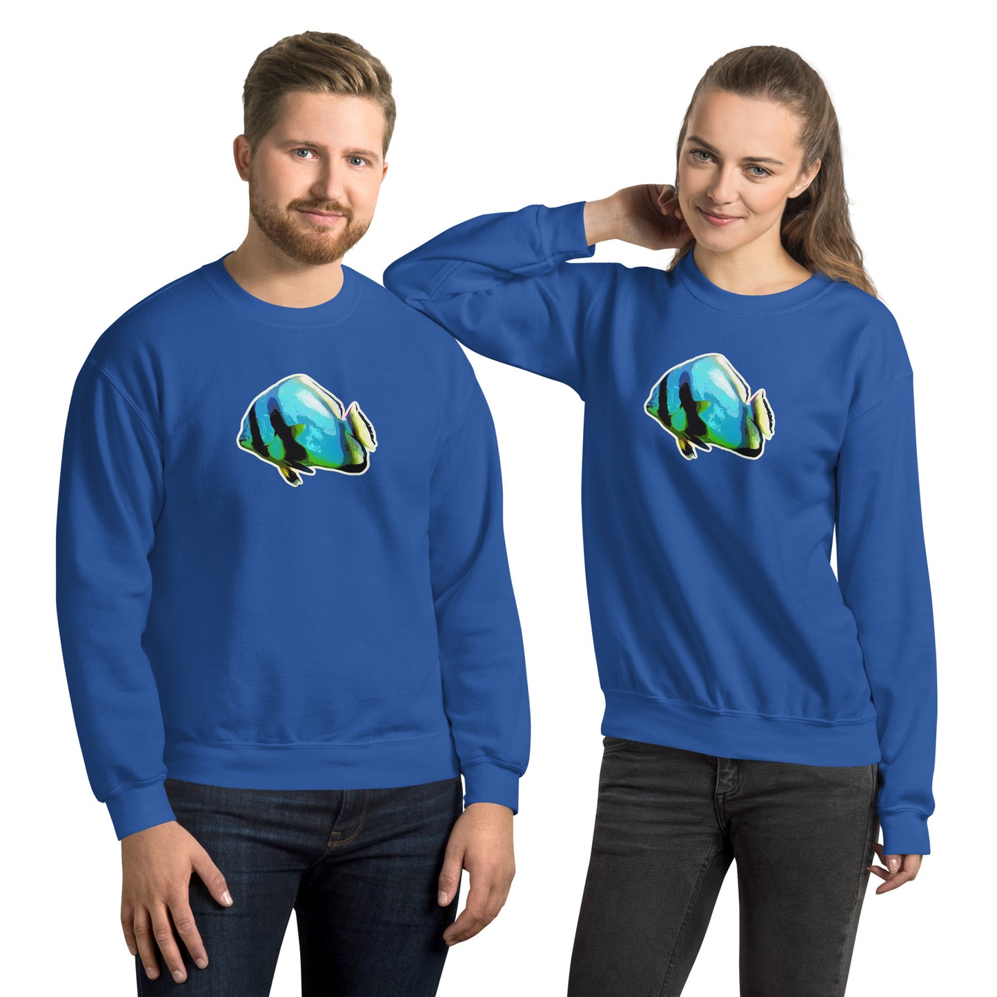 Basic Sweatshirt - Blue batfish