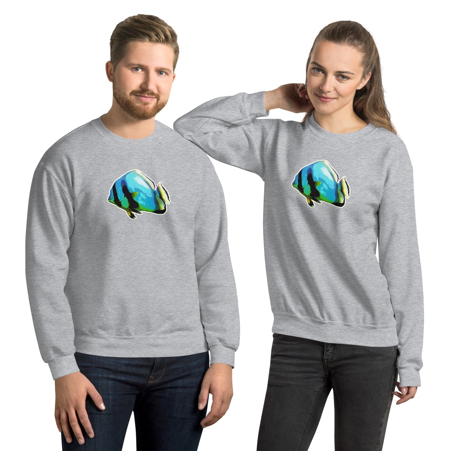 Basic Sweatshirt - Blue batfish