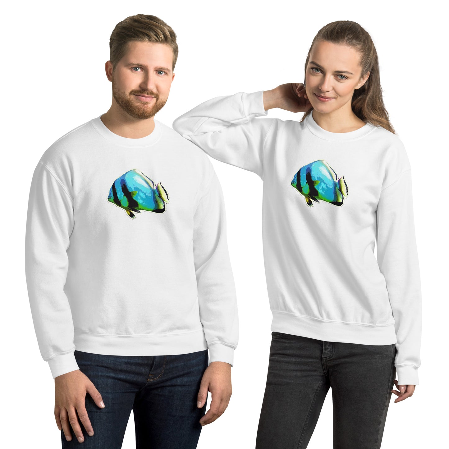 Basic Sweatshirt - Blue batfish