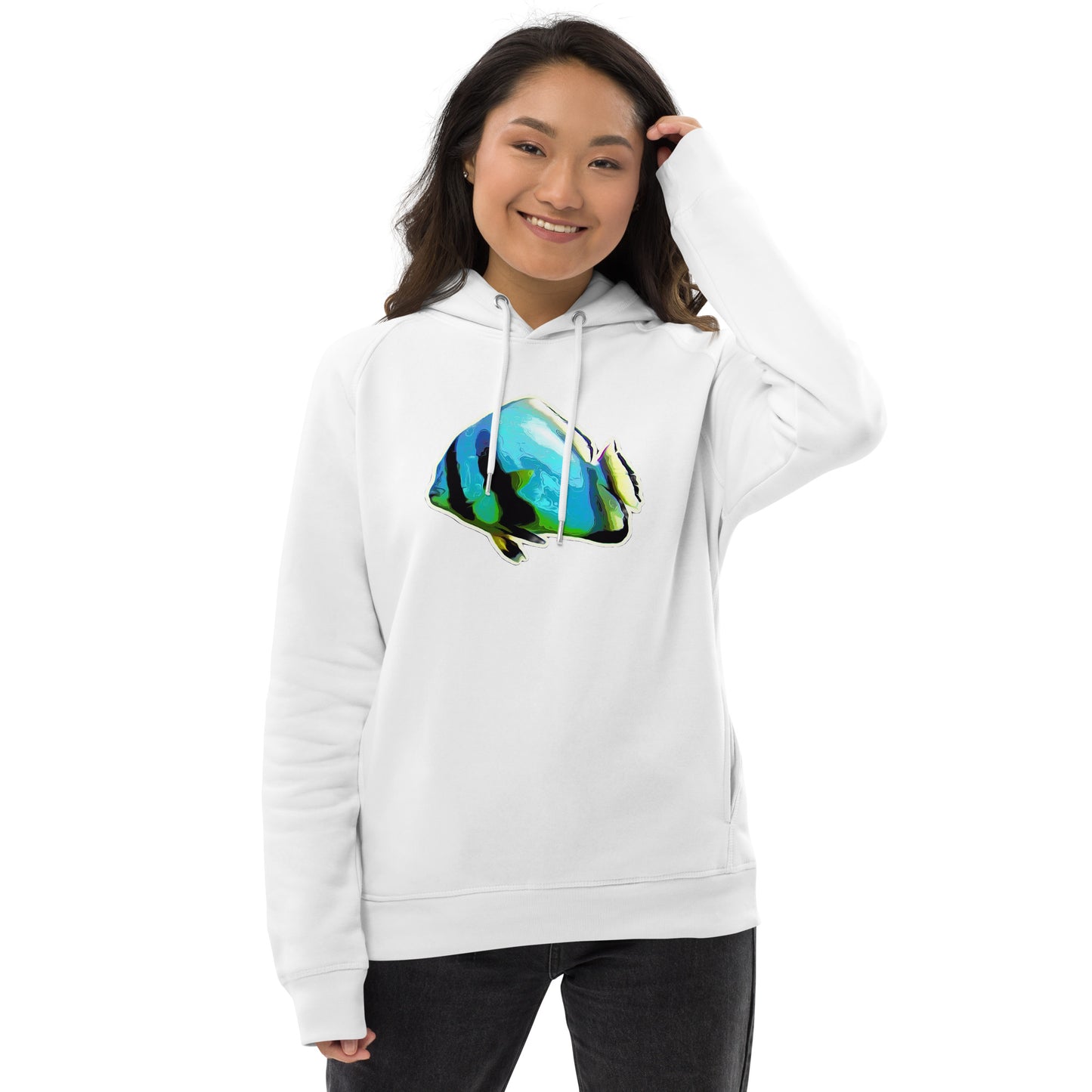 Bio Hoodie - Blue batfish