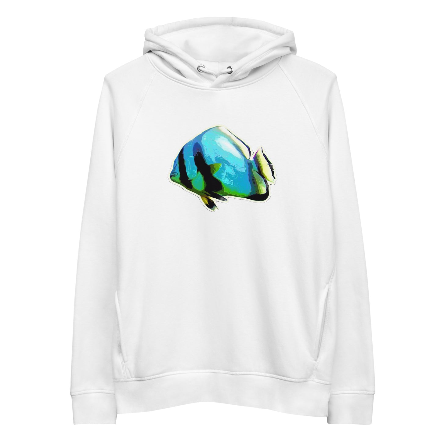 Bio Hoodie - Blue batfish