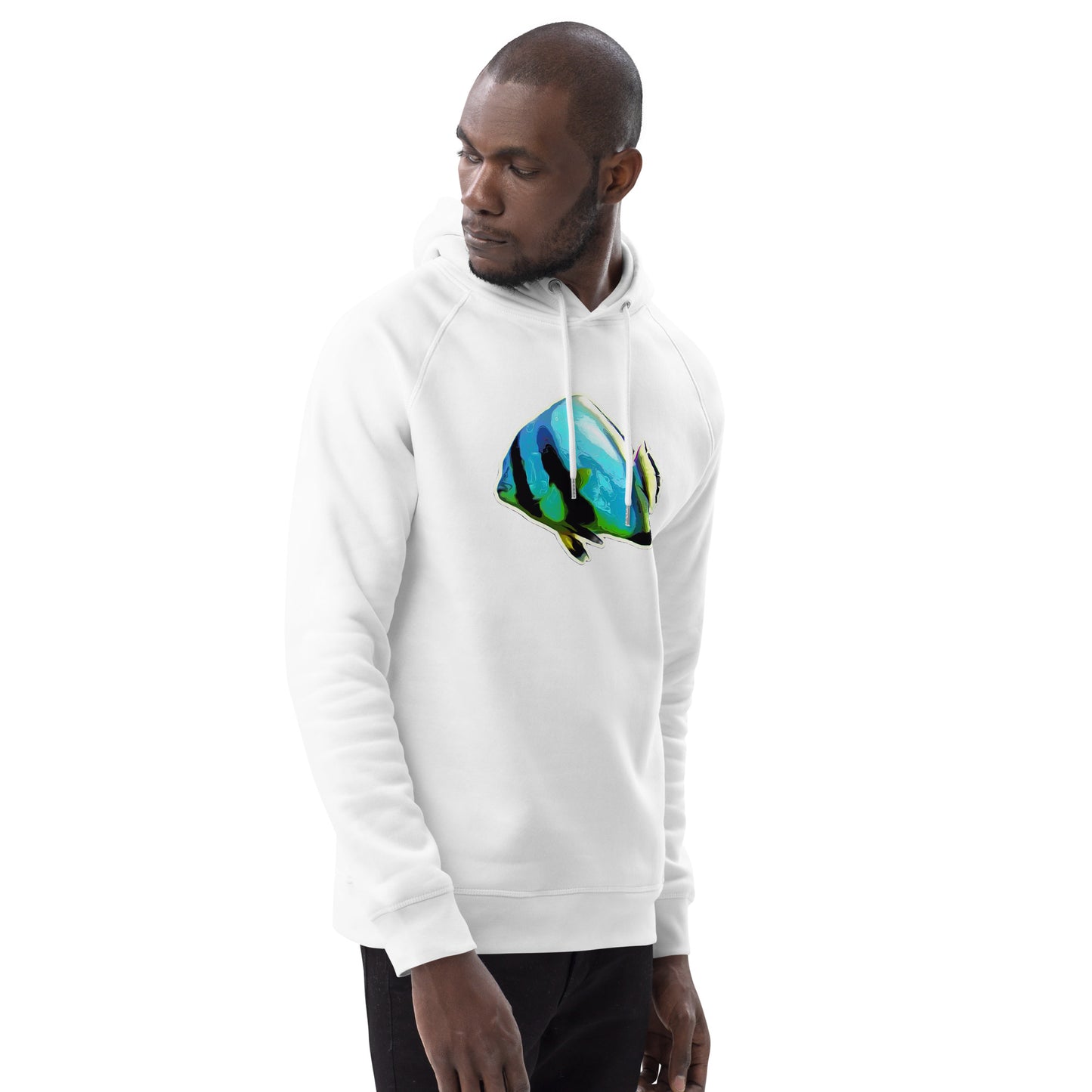 Bio Hoodie - Blue batfish