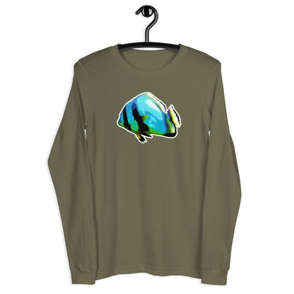 Premium Langarm-Shirt - Blue batfish