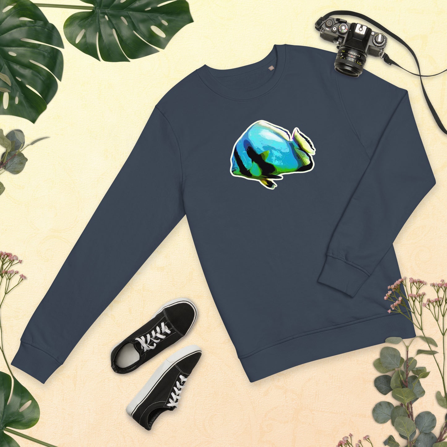 Bio Sweatshirt - Blue batfish