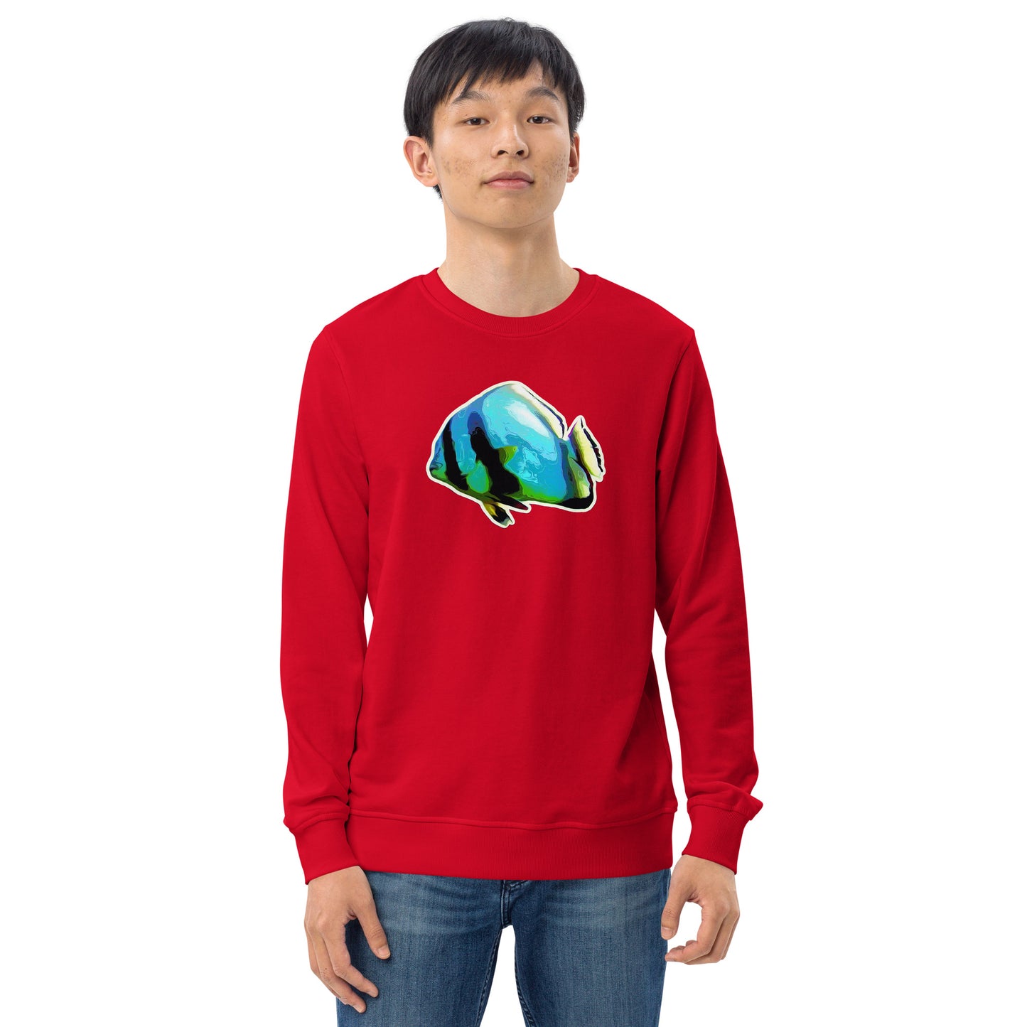 Bio Sweatshirt - Blue batfish