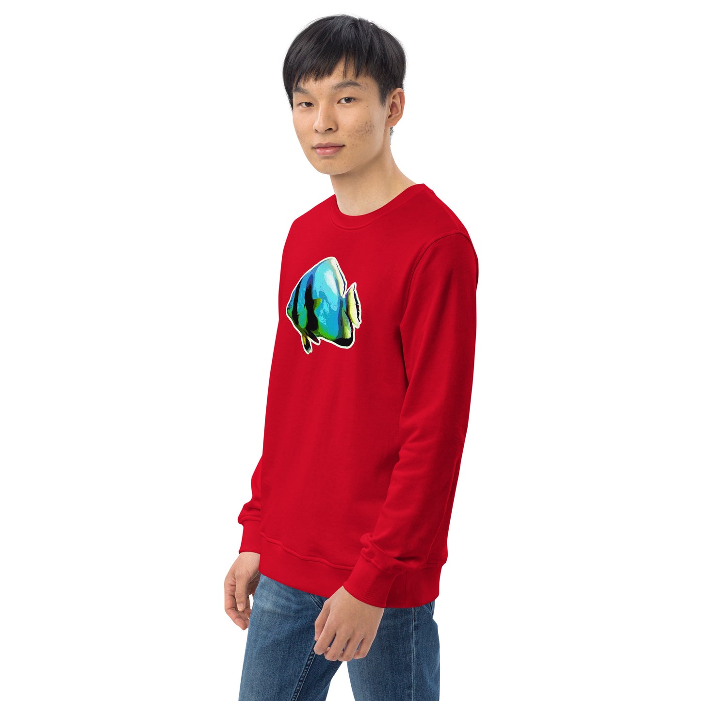 Bio Sweatshirt - Blue batfish