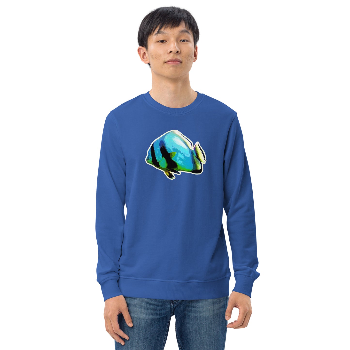 Bio Sweatshirt - Blue batfish