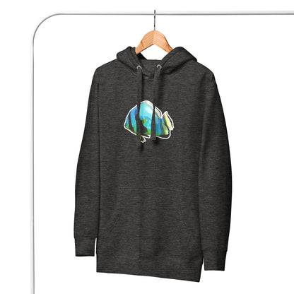 Premium Hoodie - Blue batfish