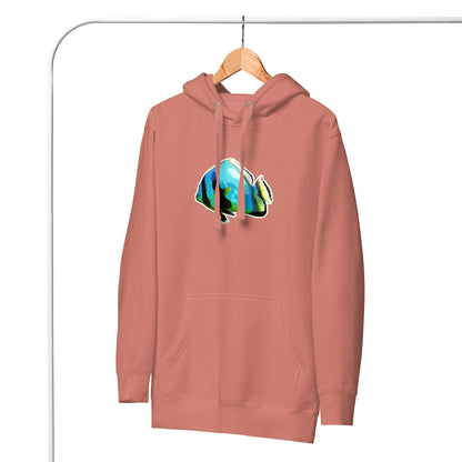 Premium Hoodie - Blue batfish