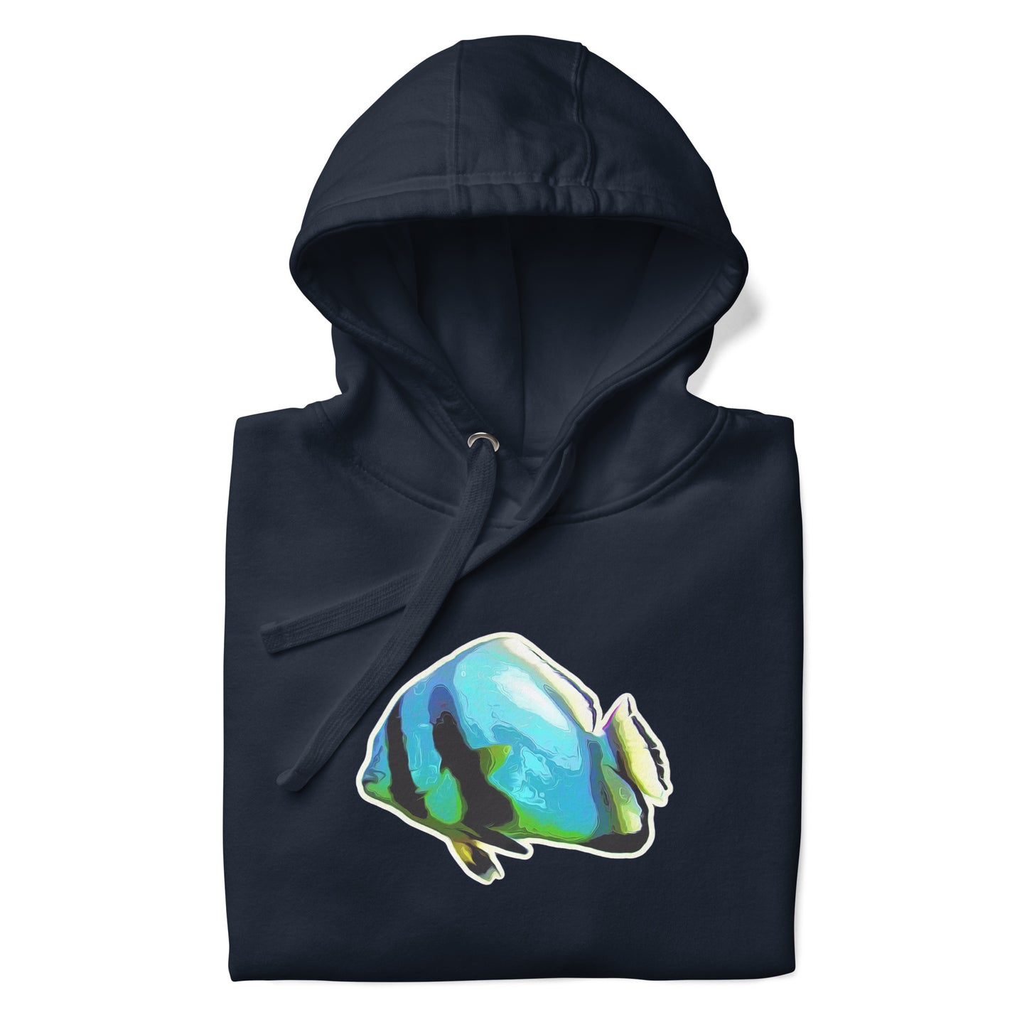 Premium Hoodie - Blue batfish