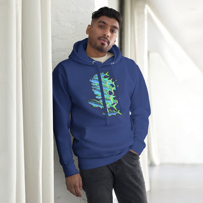 Premium Hoodie - Blue shoal