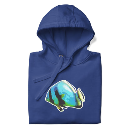 Premium Hoodie - Blue batfish