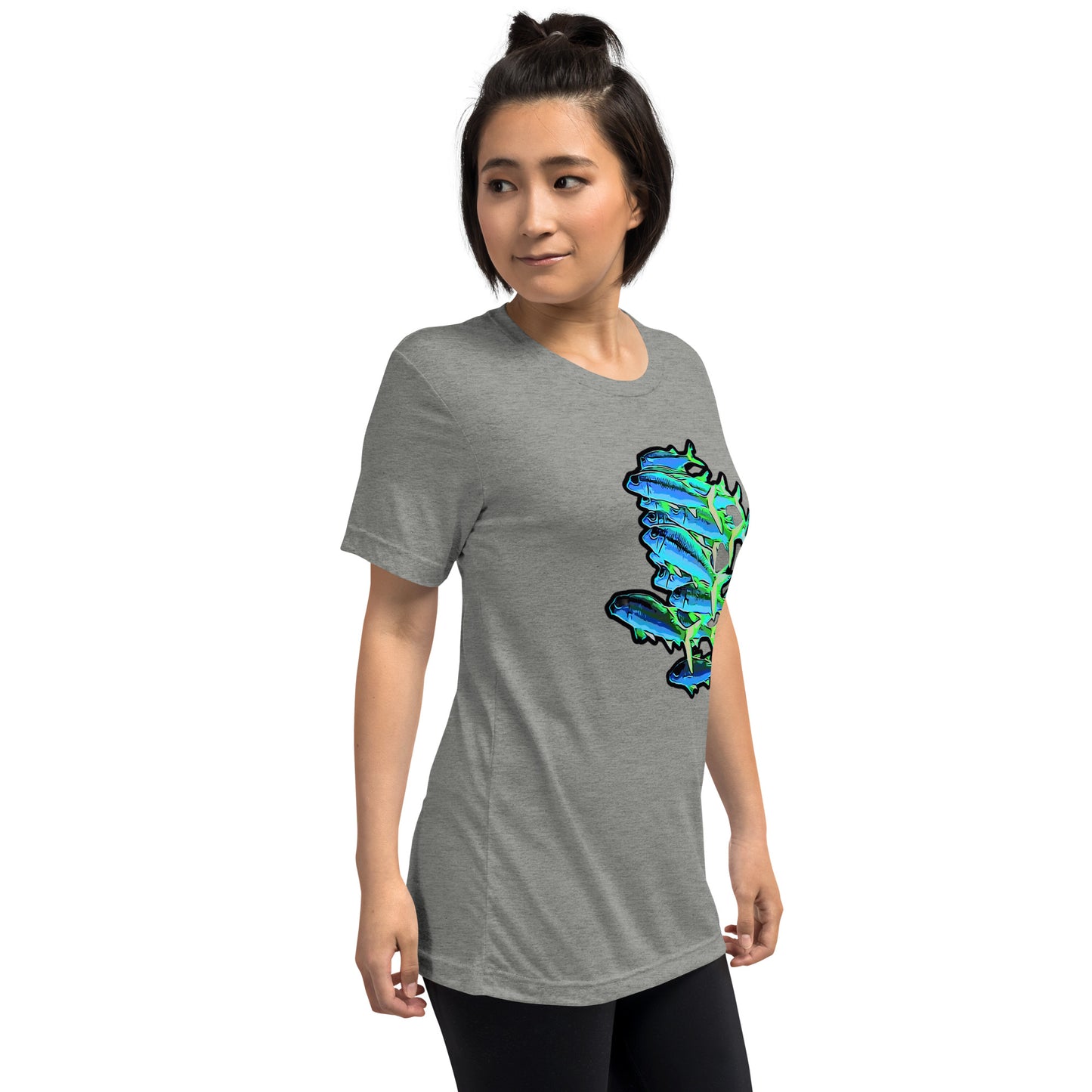 Tri-Blend T-Shirt - Blue shoal