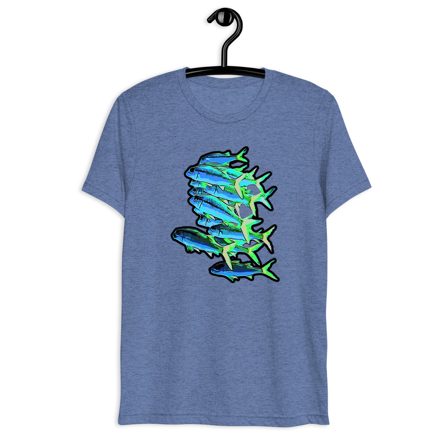 Tri-Blend T-Shirt - Blue shoal