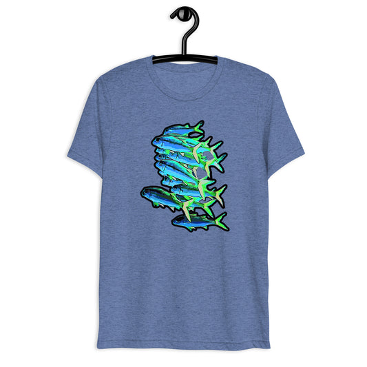 Tri-Blend T-Shirt - Blue shoal