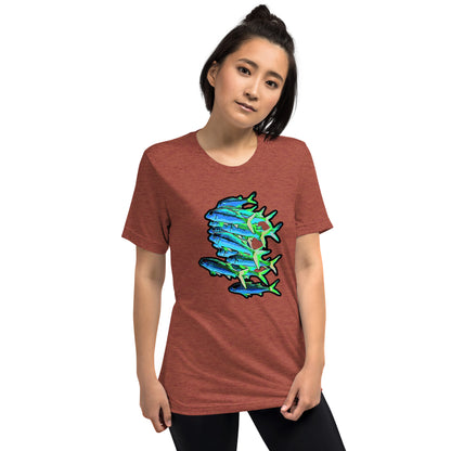 Tri-Blend T-Shirt - Blue shoal