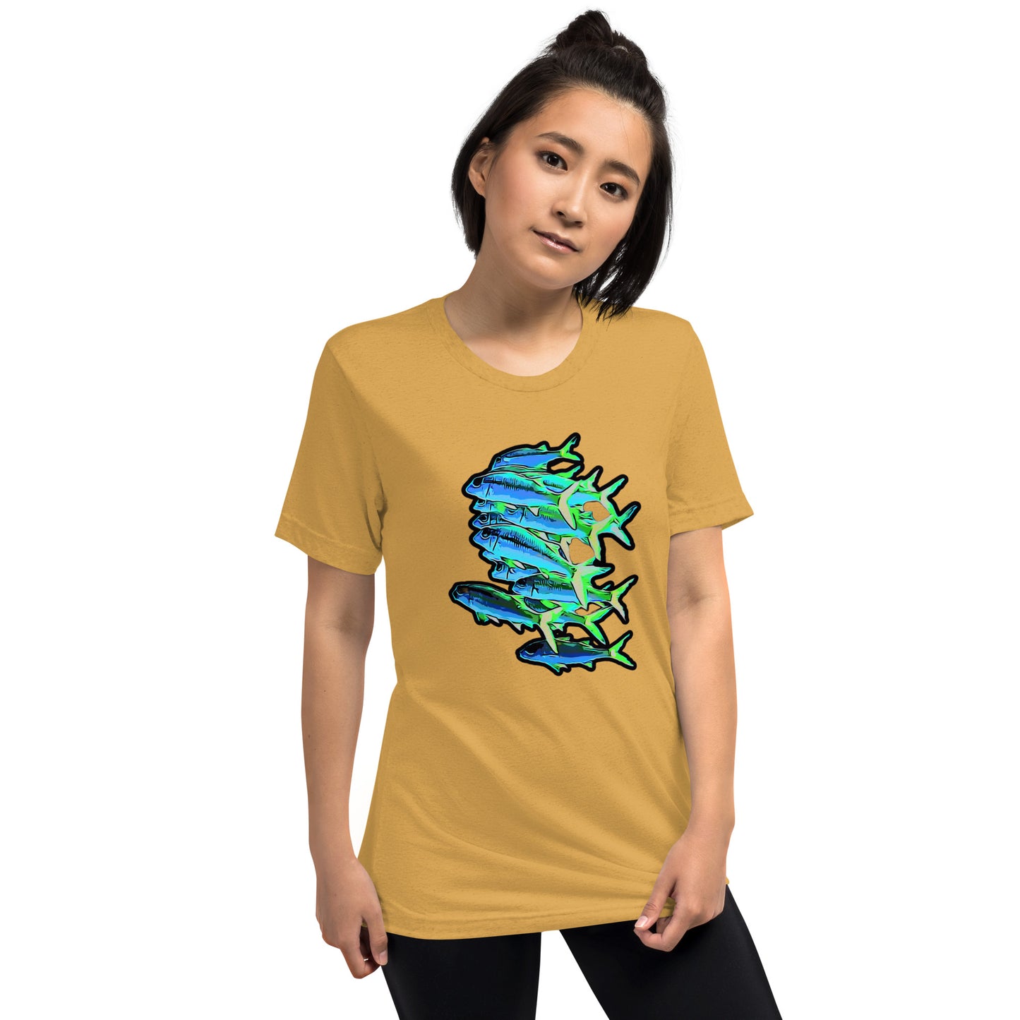 Tri-Blend T-Shirt - Blue shoal