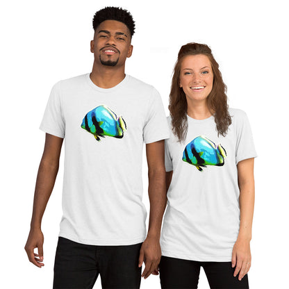 Tri-Blend T-Shirt - Blue batfish