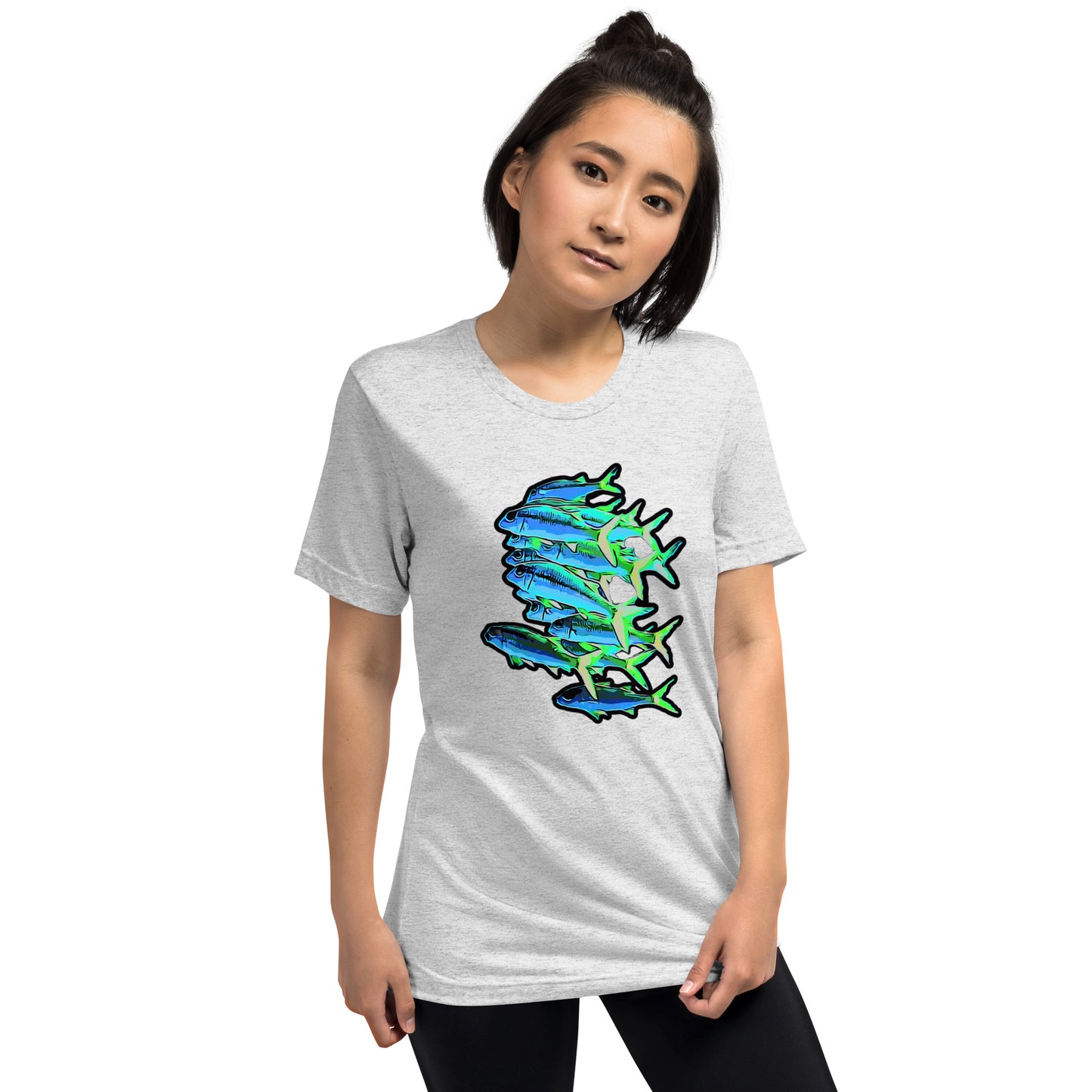 Tri-Blend T-Shirt - Blue shoal