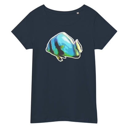 Bio T-Shirt feminine cut - Blue batfish