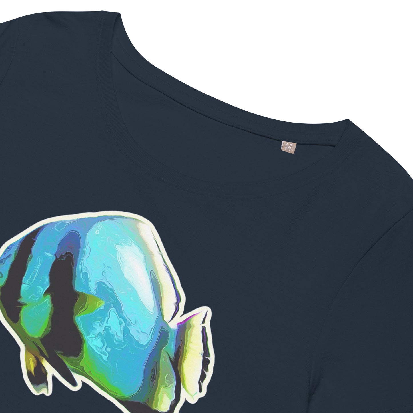 Bio T-Shirt feminine cut - Blue batfish