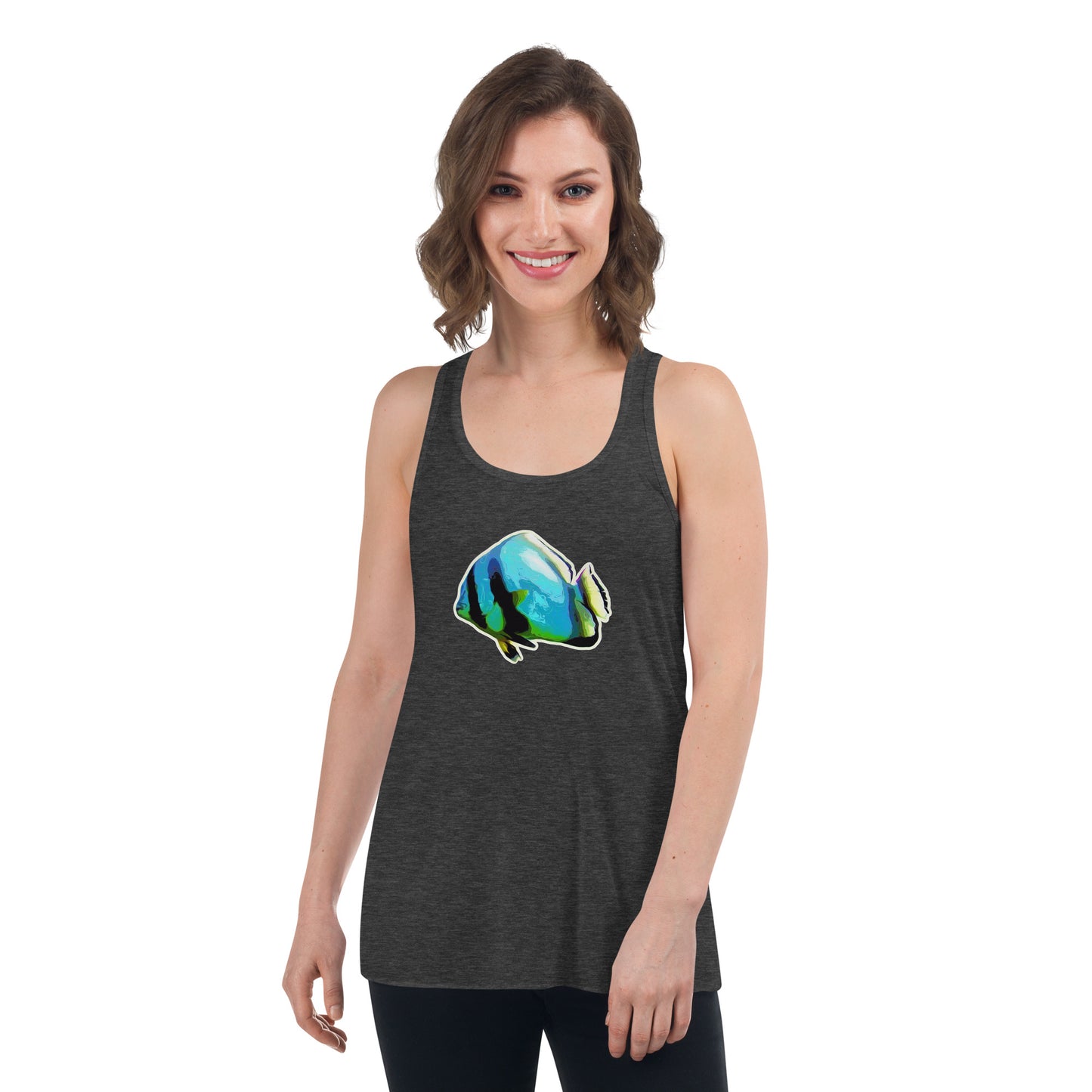 Racerback-Tank-Top - Blue batfish