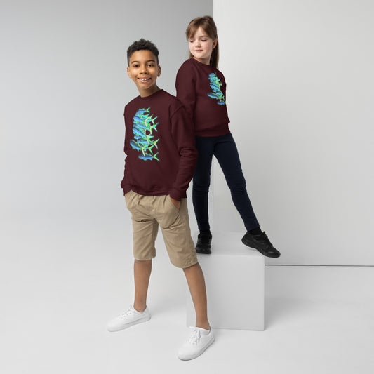 Basic Sweatshirt (Kids) - Blue shoal