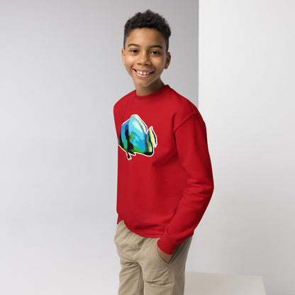 Basic Sweatshirt (Kids) - Blue batfish