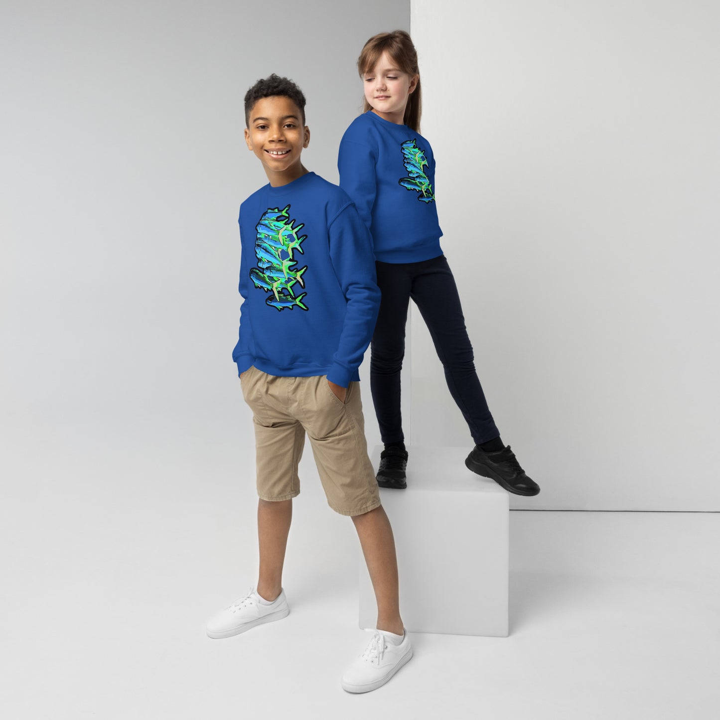 Basic Sweatshirt (Kids) - Blue shoal