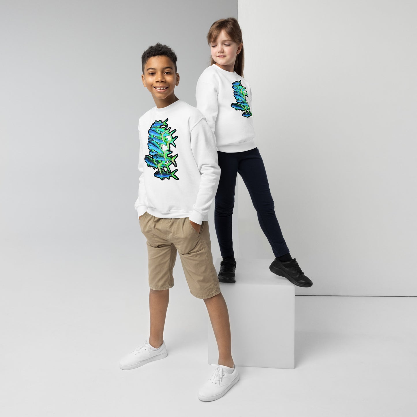 Basic Sweatshirt (Kids) - Blue shoal