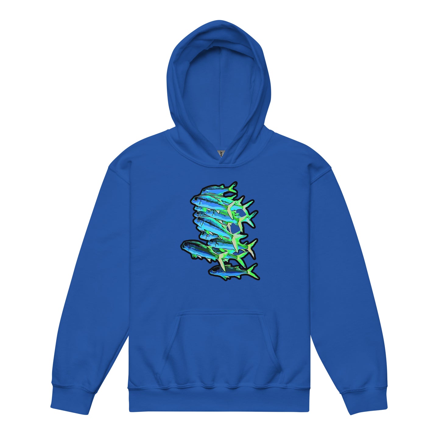 Basic Hoodie (Kids) - Blue shoal